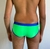 Sunga Slim Neon Green Blue Faixa Tripla - comprar online