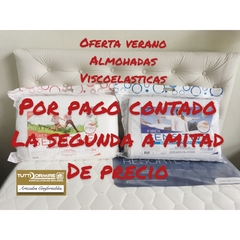 Almohada viscoelástica Fiberball Sensitive standard - Tutti Dormire colchones