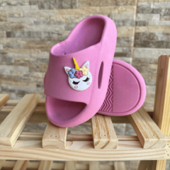 Chinelo Nuvem Rosa Unicórnio