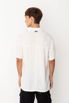 CAMISA NAPOLES LINO BLANCA - comprar online