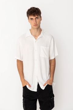 CAMISA NAPOLES LINO BLANCA