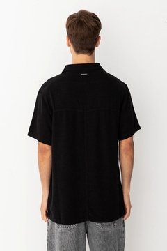 CAMISA NAPOLES LINO NEGRA - comprar online