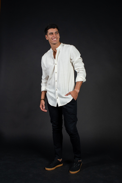 Camisa Lino Mao Blanca - comprar online