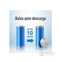 Bateria Panasonic de Lítio Botão 3v Unidade CR2032 - Bibocas Variedades