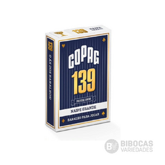 Baralho com Naipe Grande Copag 139 55 Cartas