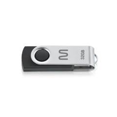 Pen Drive Multilaser Twist 2.0 32GB USB Leitura 10MB/s e Gravação 3MB/s Preto - Multilaser - PD589 - comprar online