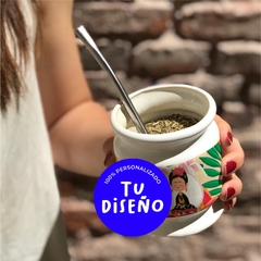 Mate de ceramica diseño personalizado