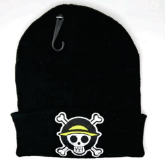 Gorro de lana con parche One Piece