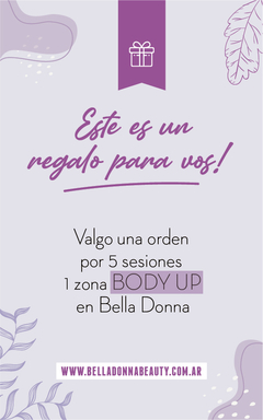 GIFT CARD - BODY UP 4 sesiones - comprar online