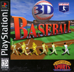 3D Baseball (USA) - PS1