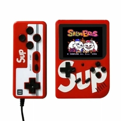 Mini Game Portátil - Joystick 2 Jogadores - Sup Game Box Plus 400 Jogos Na Memoria e liga na tv