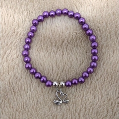 Pulseira pingente - cisne