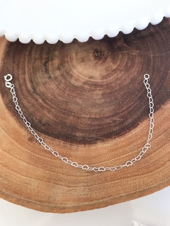 Pulseira elo de coração prata 925. - comprar online