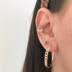 Piercing fake lacinho na semijoias. - Meloniacessorios