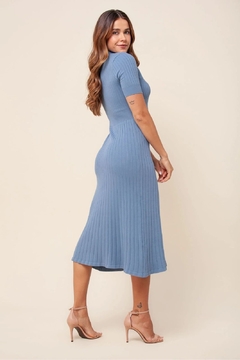 VESTIDO TRICOT POLO MIDI - comprar online