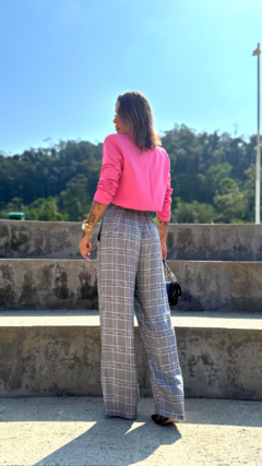 Calça wide leg Penélope na internet