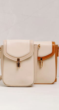 PORTA CELULAR CROSSBODY BICOLOR - comprar online