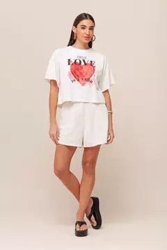 TSHIRT ESTAMPADA TRUE LOVE - comprar online