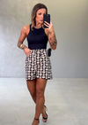 SHORTS BIANCA PRETO