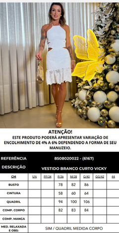 VESTIDO VICKY BRANCO - loja online