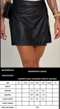 SHORTS SAIA HELENA M PRETO - loja online