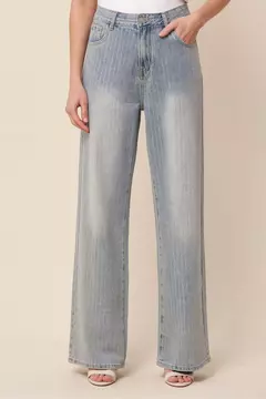 CALCA JEANS RETA BRILHOS JEANS - comprar online