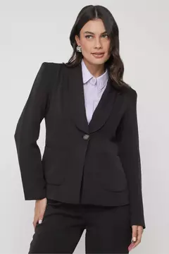 Blazer Alfaiataria Recortes PRETO - loja online