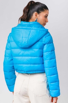 Jaqueta puffer cropped - loja online