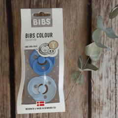 Chupetes Bibs Pack x 2 Sky Blue / Baby Blue - tienda online
