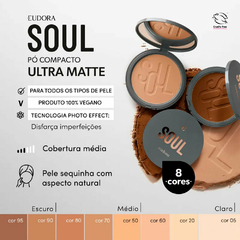 Pó Compacto Soul Ultra Matte 10g - comprar online