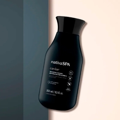 Shampoo Vegano Reparação Pós-Química Nativa Spa Caviar 300ml - comprar online