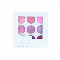 Paleta De Sombras Feels Mood - 9 cores - Ruby Rose - comprar online