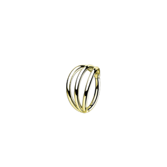 Triple Argolla Clicker Titanio CUFF - comprar online