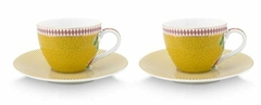 SET 2 TAZAS DE ESPRESSO LA MAJORELLE AMARILLO