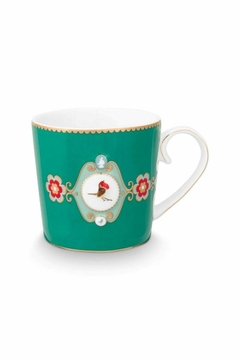 MUG CHICO LOVE BIRDS MEDALLION ESMERALDA 150ML