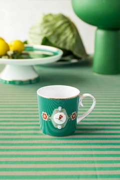 MUG CHICO LOVE BIRDS MEDALLION ESMERALDA 150ML - comprar online