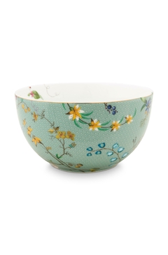 BOWL JOLIE FLOWERS AZUL 12CM