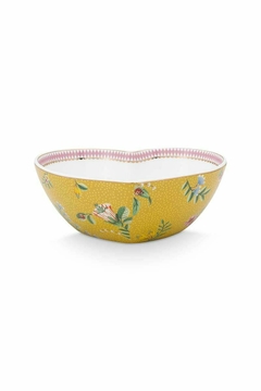 BOWL FUENTE HORNO CORAZON LA MAJORELLE AMARILLO 16 CM