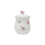 POTE DE PORCELANA C/ TAMPA BORBOLETAS 660ML - comprar online