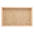 BANDEJA DE MADEIRA C/ SISAL E BAMBU BEGE 45X30CM - Cutie Home Decor ®