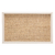 BANDEJA DE MADEIRA COM SISAL E BAMBU BRANCA 45x30CM - Cutie Home Decor ®