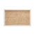 BANDEJA DE MADEIRA COM SISAL E BAMBU BRANCA 30X17CM - Cutie Home Decor ®