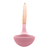 CONCHA DE SILICONE ROSA C/ CABO DE BAMBU - Cutie Home Decor ®