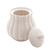 AÇUCAREIRO DE PORCELANA PÉTALA BRANCO MATT - comprar online