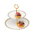 PRATO DUPLO P/ DOCES DE PORCELANA EGG - Cutie Home Decor ®