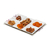 CJ DE 5 PETISQUEIRAS PORCELANA C/ BANDEJA BORBOLETAS - Cutie Home Decor ®