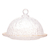 QUEIJEIRA DE CRISTAL PETRA MARTELADO BORDA DOURADA C/ TAMPA - Cutie Home Decor ®