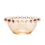 CJ DE 4 BOWLS DE CRISTAL CHUMBO PEARL ÂMBAR 9x4 na internet