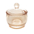 MELEIRA DE CRISTAL C/ COLHER PEARL ÂMBAR - Cutie Home Decor ®