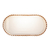 TRAVESSA DE CRISTAL OVAL PEARL ÂMBAR 30CM - comprar online